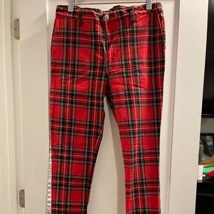 Men’s plaid pants